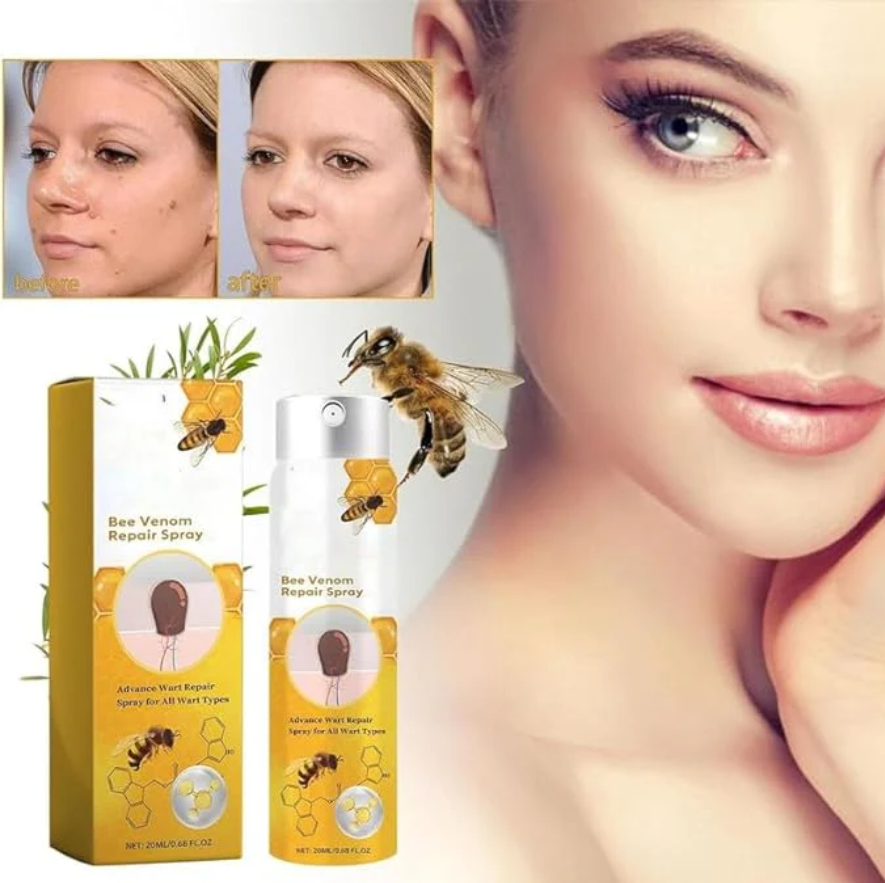 Pack (2 boites )Spray TagRecede de au venin d'abeille pour traitement les verrues