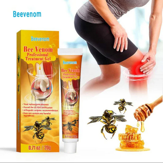 Pack ( 2 Boites ) Gel Venin d'abeille pour soulager les douleurs articulaires,  dos, les genoux,  cou  et épaules