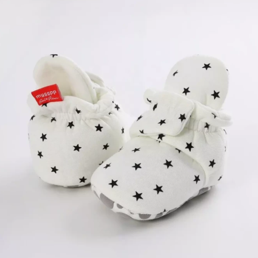 1 Paquet de 3 Chaussures ( Noir + Blanc+Gris ) Garçons Filles 5-12 Mois