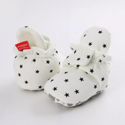 1 Paquet de 3 Chaussures ( Noir + Blanc+Gris ) Garçons Filles 5-12 Mois
