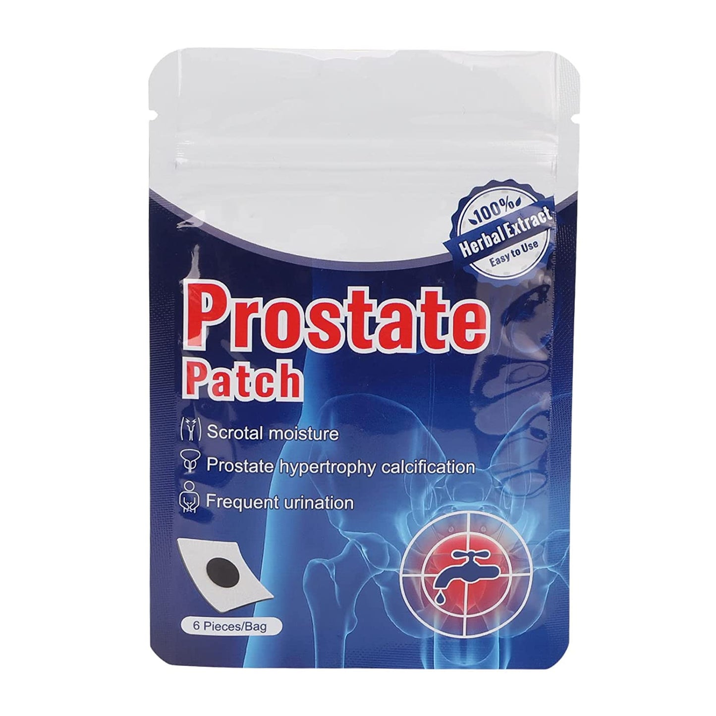 2 Packs ( 6 patchs ) 6pcs de soins de la prostate